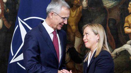 Τζόρτζια Μελόνι: Η Ρώμη εγγυάται την συμμετοχή της στην αντιμετώπιση των κοινών προκλήσεων του ΝΑΤΟ