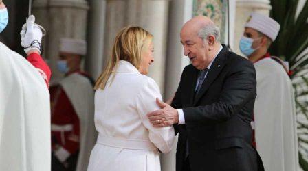 Ιταλίδα πρωθυπουργός: Η Αλγερία είναι ο κύριος προμηθευτής μας φυσικού αερίου