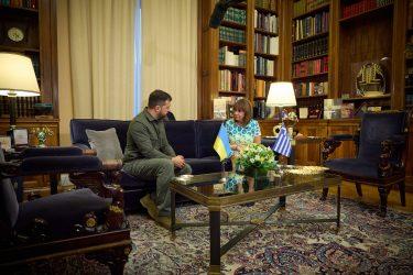 Πρόεδρος της Δημοκρατίας: Η Ελλάδα θα συνεχίσει να στηρίζει την Ουκρανία σε όλα τα επίπεδα