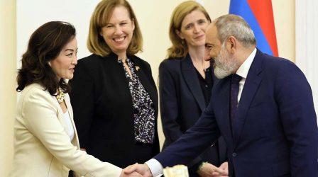 Σαμάνθα Πάουερ: Ο Πρόεδρος Μπάιντεν με έστειλε να τονίσω τη βαθιά δέσμευση των ΗΠΑ στην εδαφική ακεραιότητα της Αρμενίας