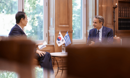 Συνάντηση του Πρωθυπουργού με τον κορεάτη ομόλογό του 