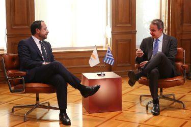 Πρωθυπουργός:  Η συνεργασία και η σύμπλευση της Κύπρου και της Ελλάδας αποτελούν τον ακρογωνιαίο λίθο των σχέσεών μας
